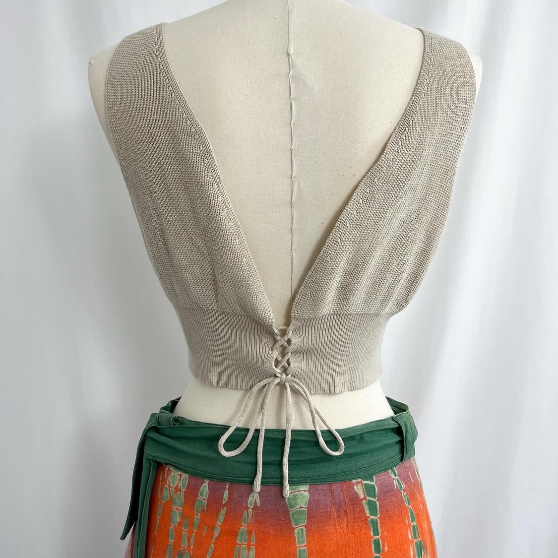 베이지 니트탑 상품이미지4