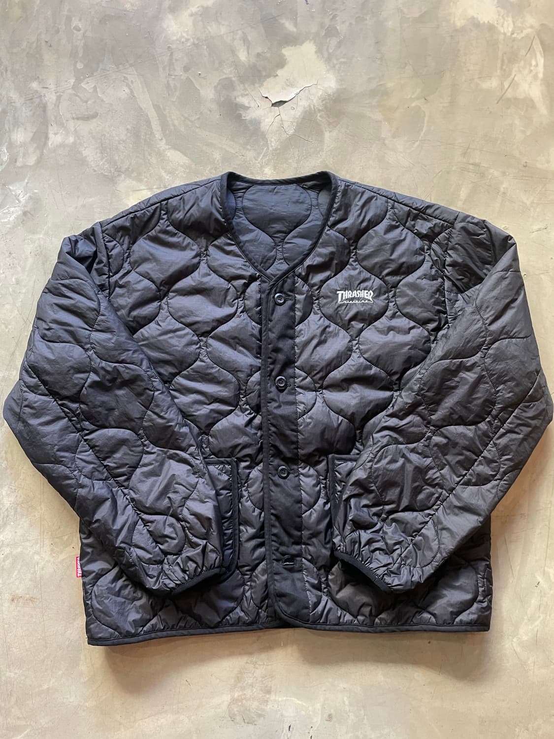 THRASHER 트레셔 깔깔이 경량패딩 XL 상품이미지4