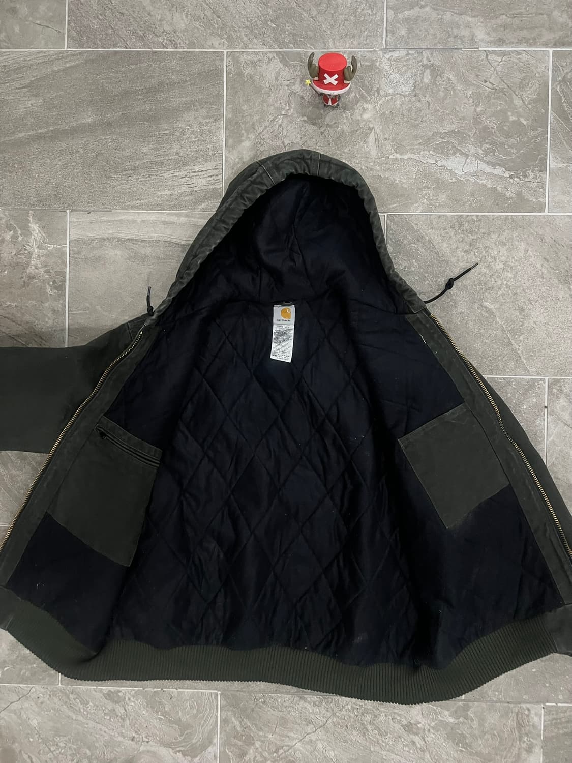 (XL) 칼하트 후드 덕 액티브 자켓 J130 MOS 모스그린 상품이미지3