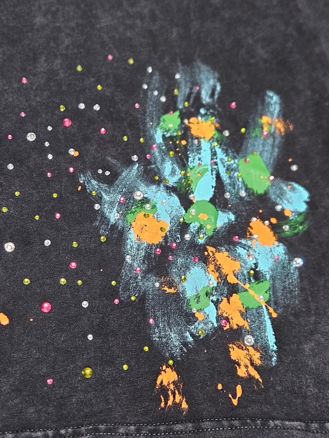 세인트 루이스 페인팅 큐빅 반팔 티셔츠 L사이즈 상품이미지3