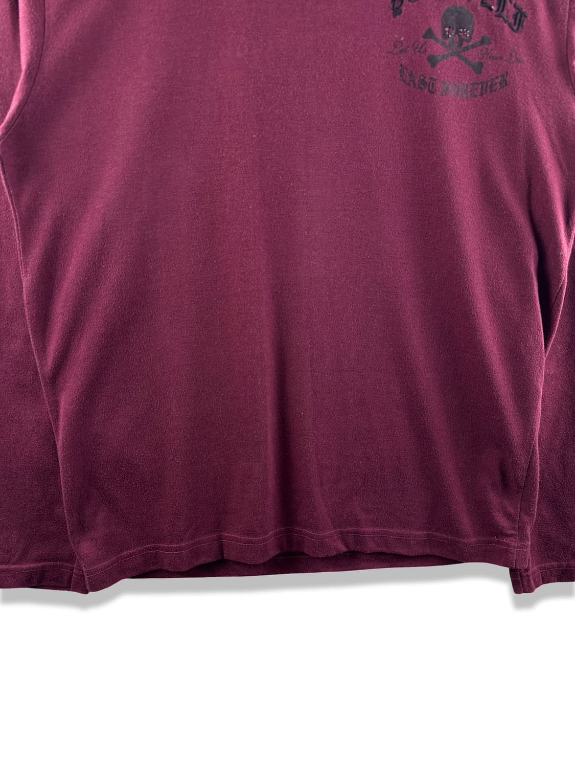 JPN 펑크스컬 버건디 롱슬리브2878 상품이미지4