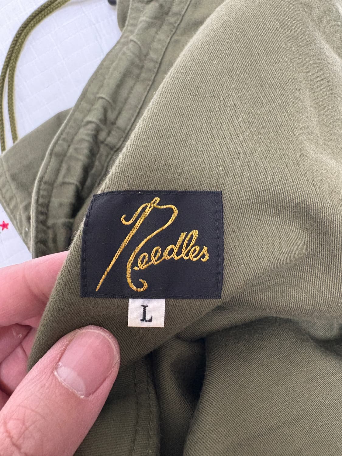 니들스 퍼티그 나비 자수 팬츠 L 상품이미지6