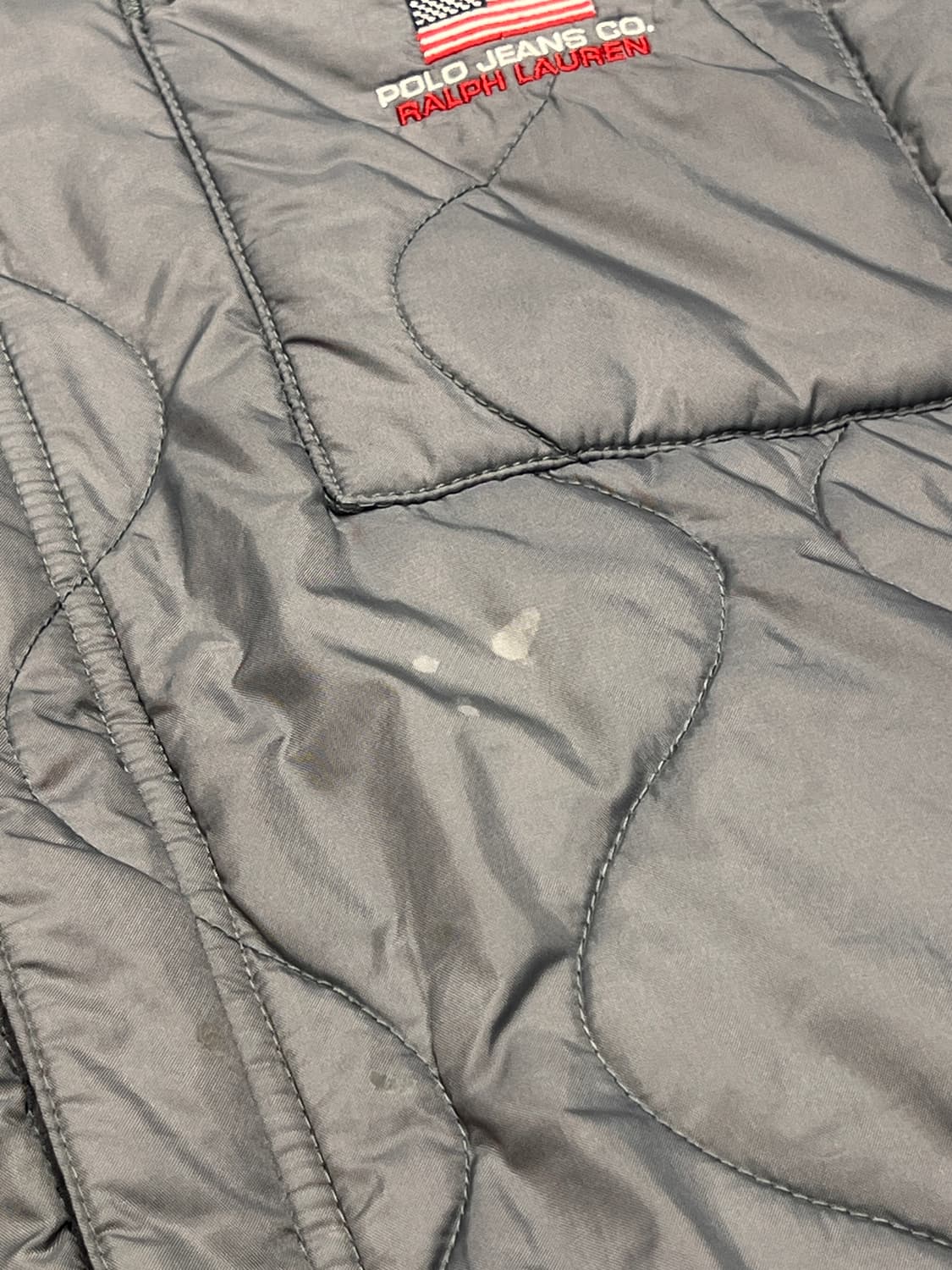 폴로 진스 퀼팅 후드 집업 상품이미지9