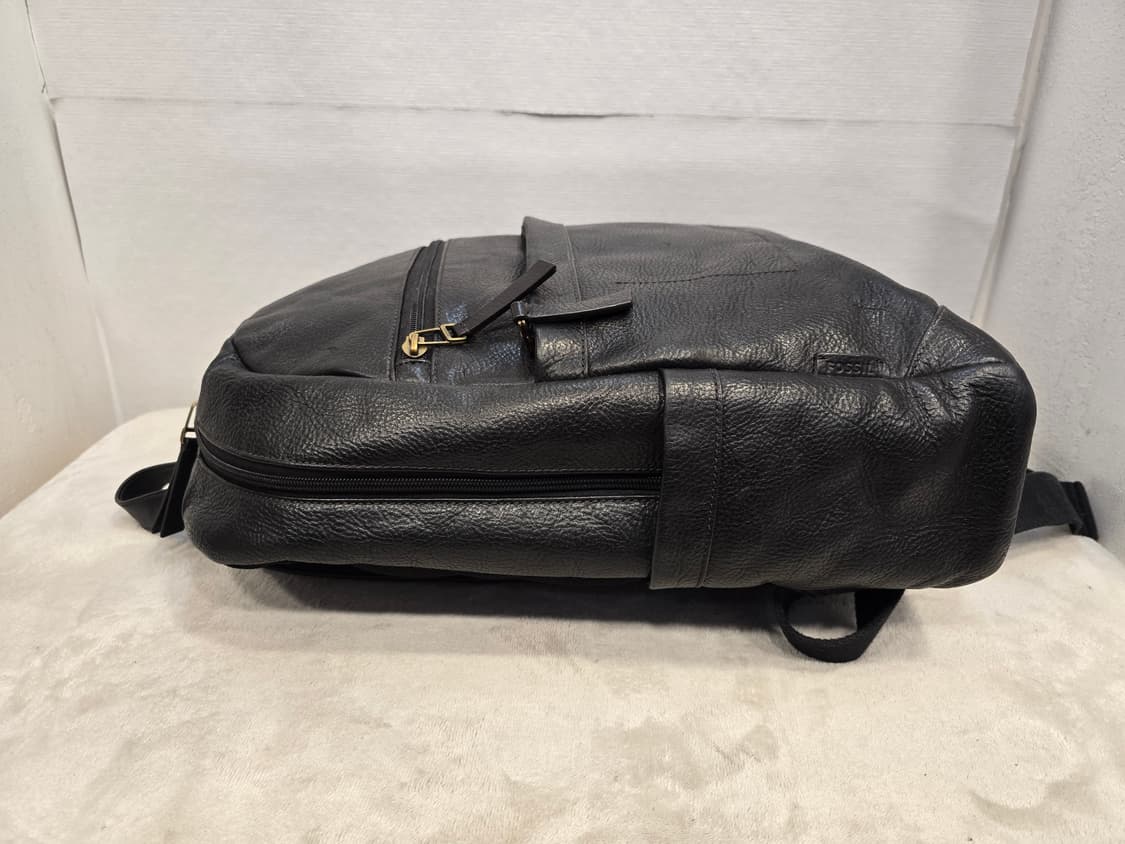파슬 FOSSIL 트레비스 남성  블랙 소가죽 백팩 상품이미지4