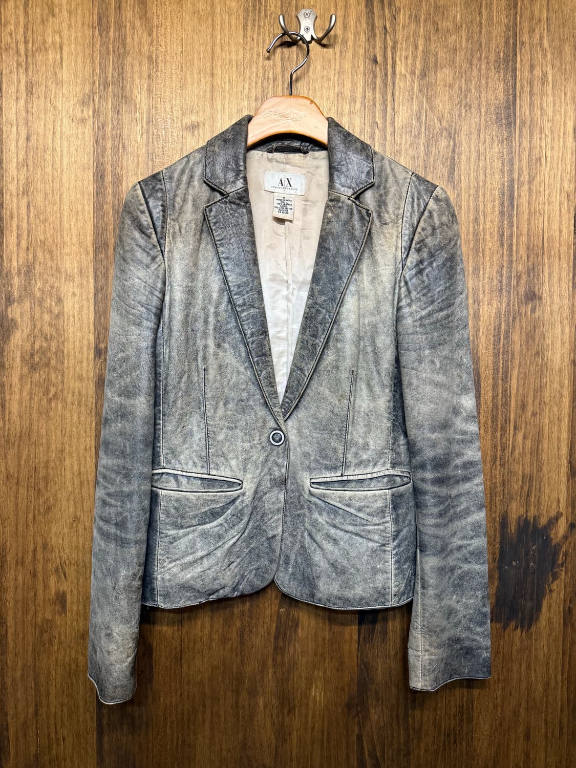 Armani Exchange Leather Blazer 상품이미지1