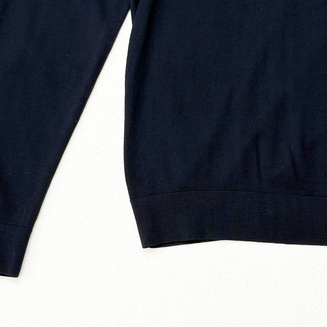 COS 네이비 울 PK셔츠 M 상품이미지2