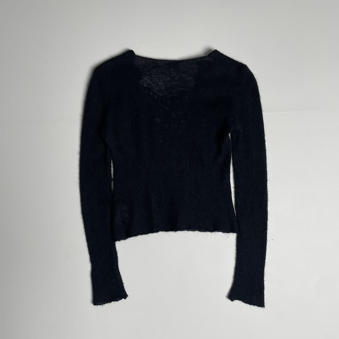 Krizia poi 그물 디테일 알파카 블렌드 니트 (italy)   상품이미지5