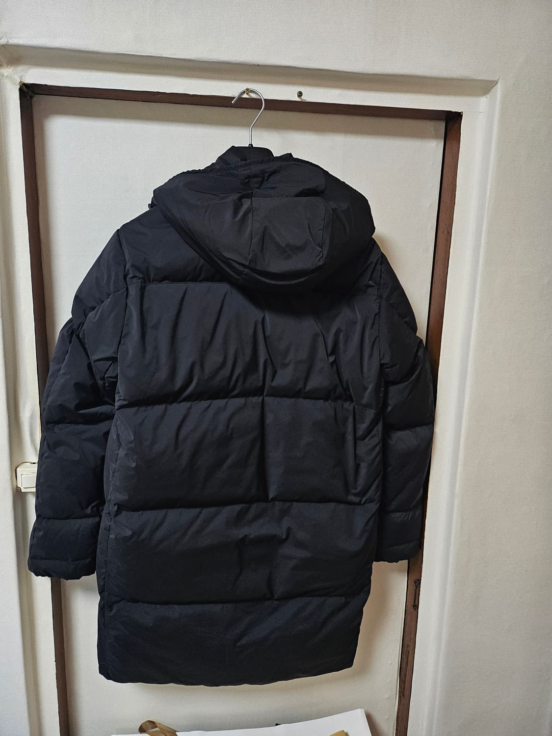 띠어리 롱패딩 블랙 xs(95-슬림100) 상품이미지4