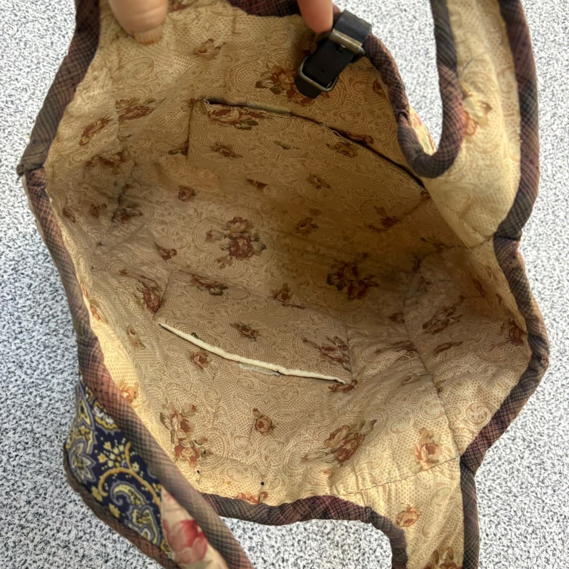 빈티지 퀄팅 토트백 0429M 상품이미지5