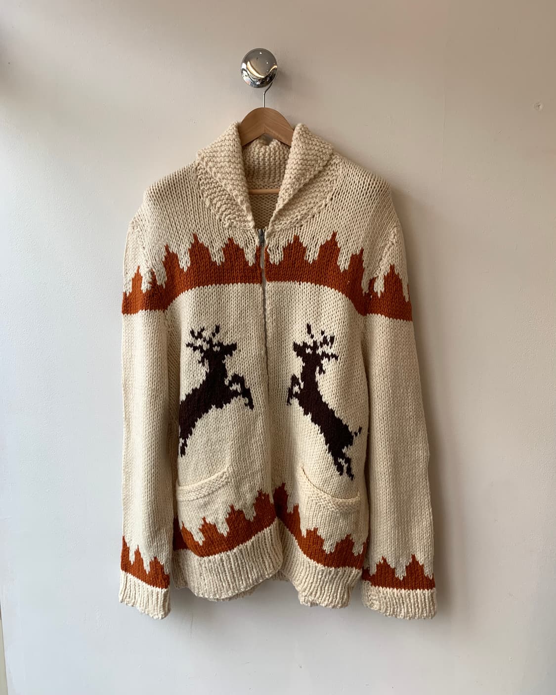 70~80’s reindeer cowichan XXL 상품이미지1