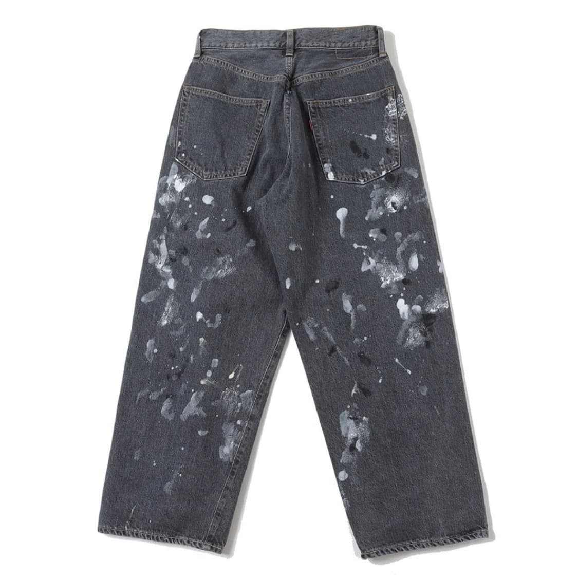 인테림 밀크 페인트 배기 데님 트라우저 상품이미지4