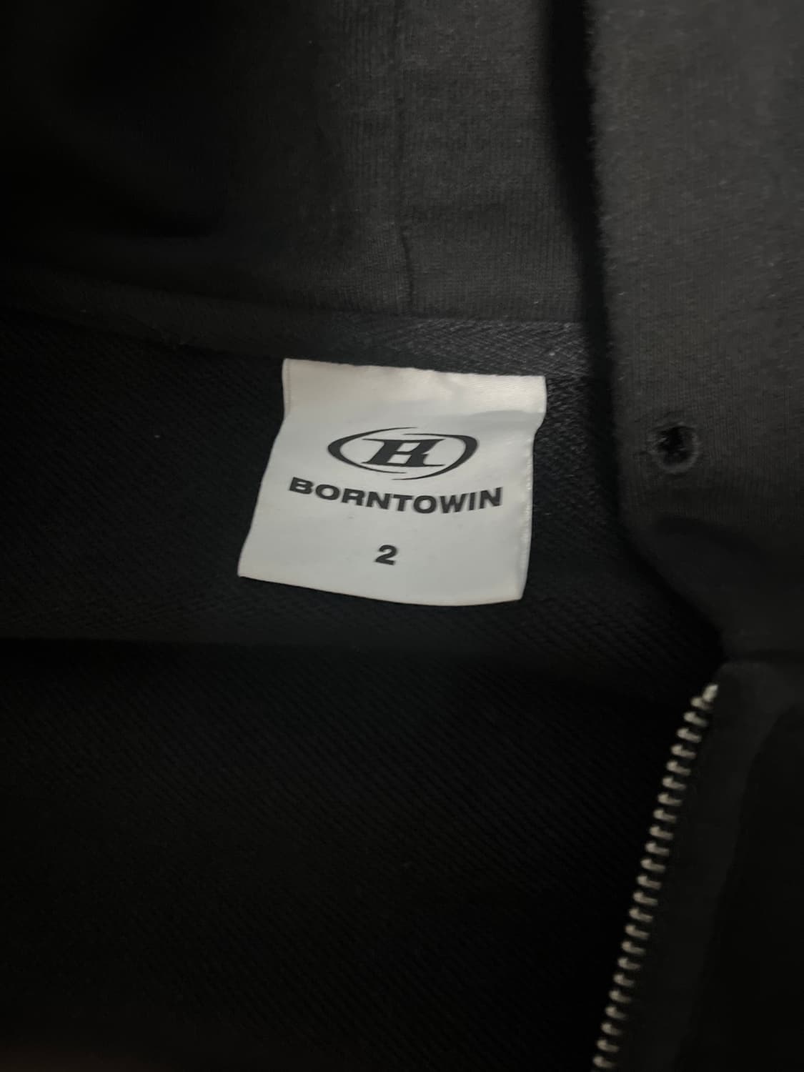 본투윈 크롬 b 후드집업 2사이즈 상품이미지3