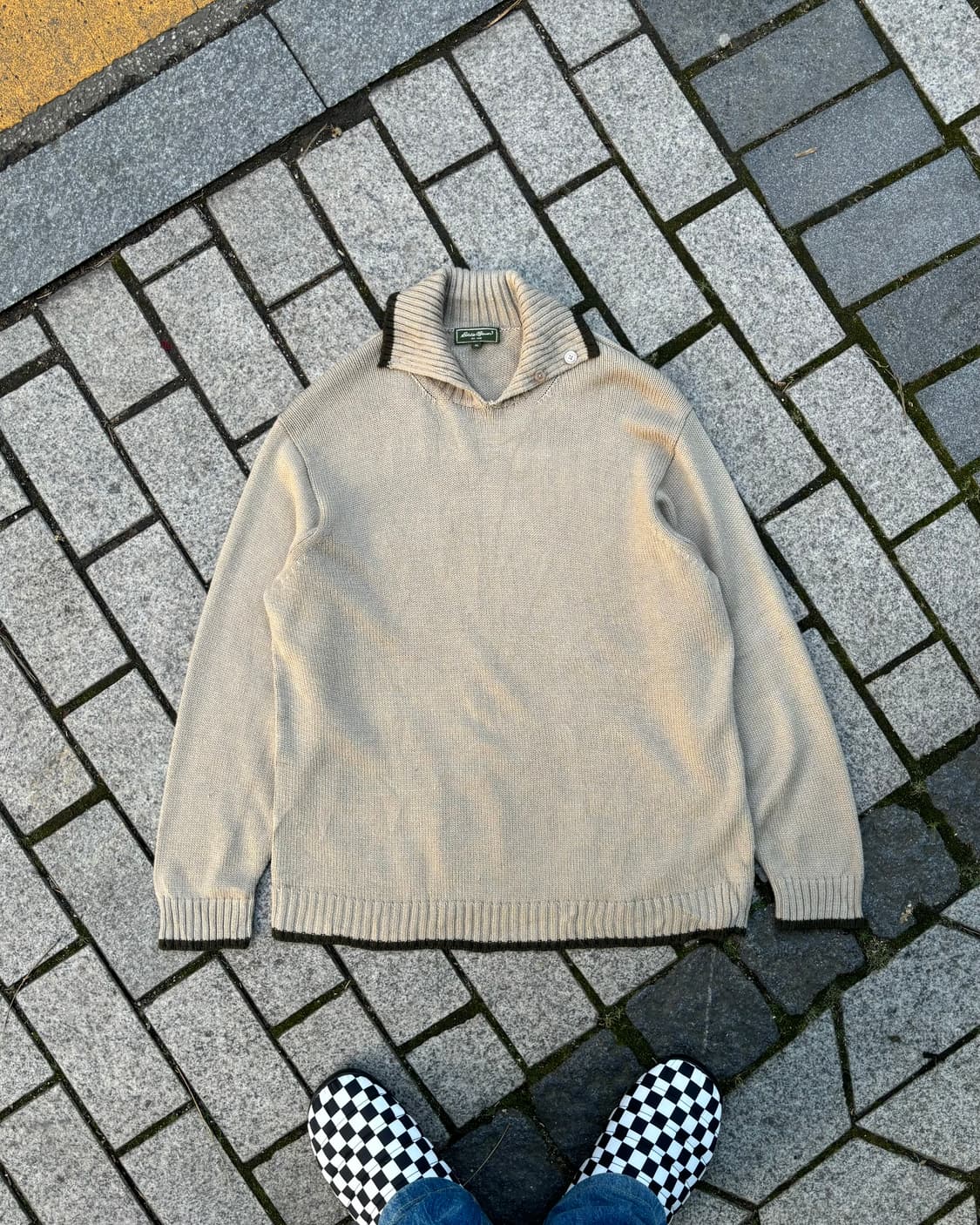 Eddie Bauer japan collar knit 상품이미지1