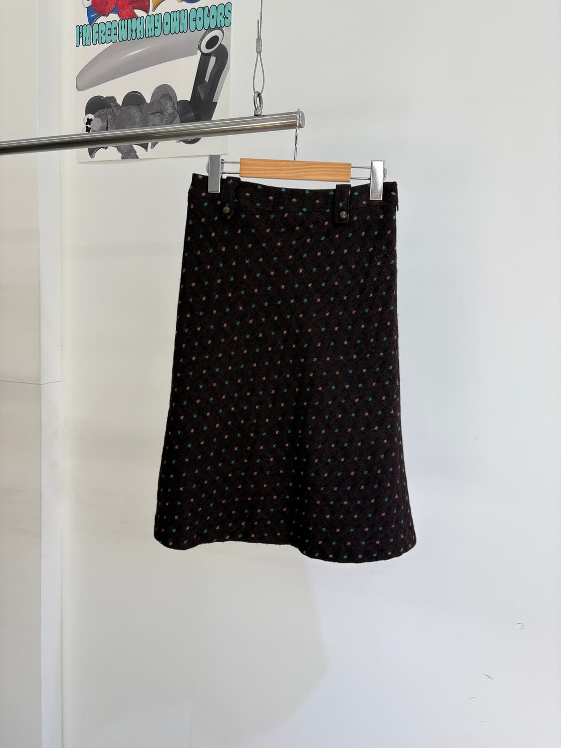 MARBLE INK (Made in Japan) 도트스커트 상품이미지1