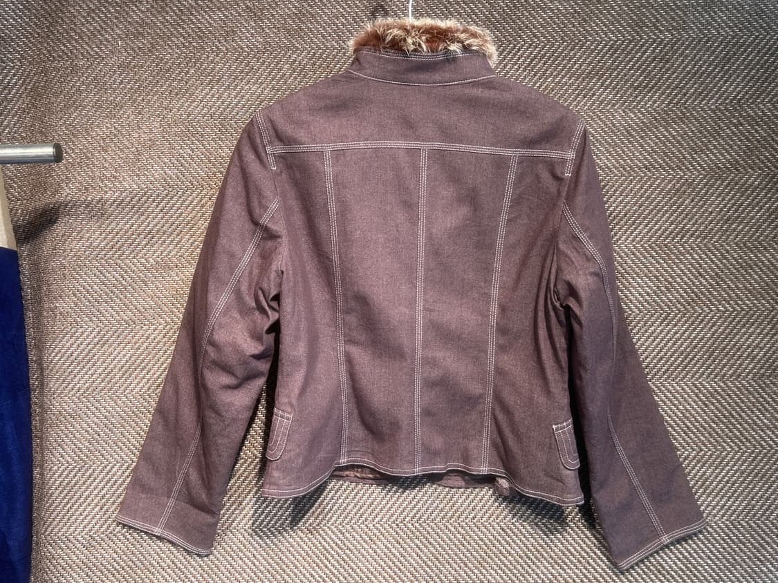 00s 히로코 코시노 퍼 트리밍 자켓  상품이미지7