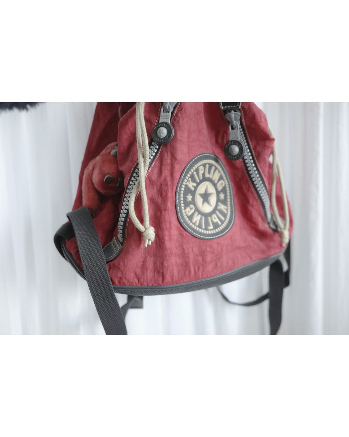 Kipling red bag 상품이미지2