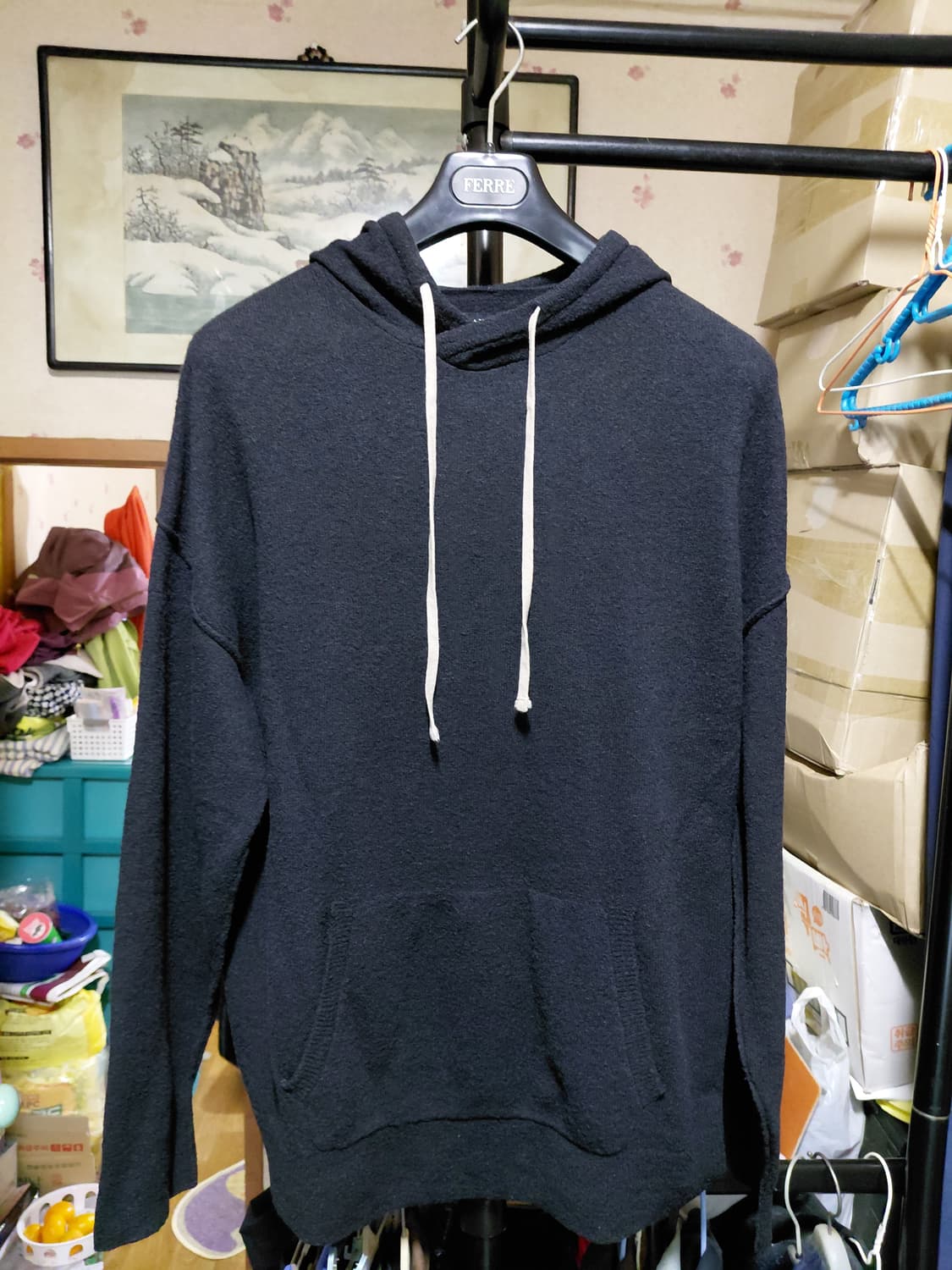 [올세인츠]울혼방 RIDGE HOODY L(105)사이즈 상품이미지10