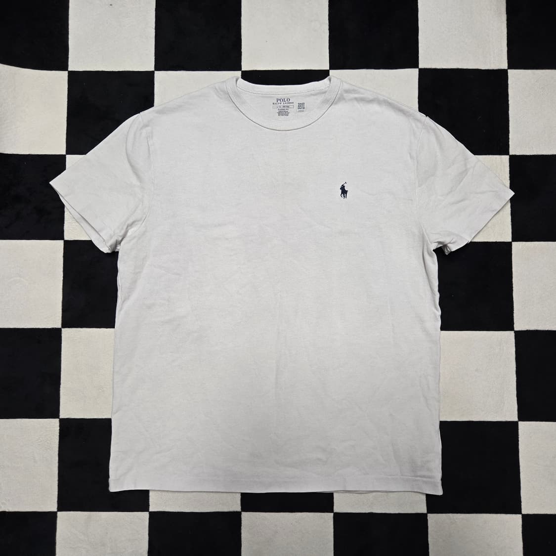 L 폴로랄프로렌 클래식 헤비웨이트 반팔티셔츠 화이트 상품이미지1