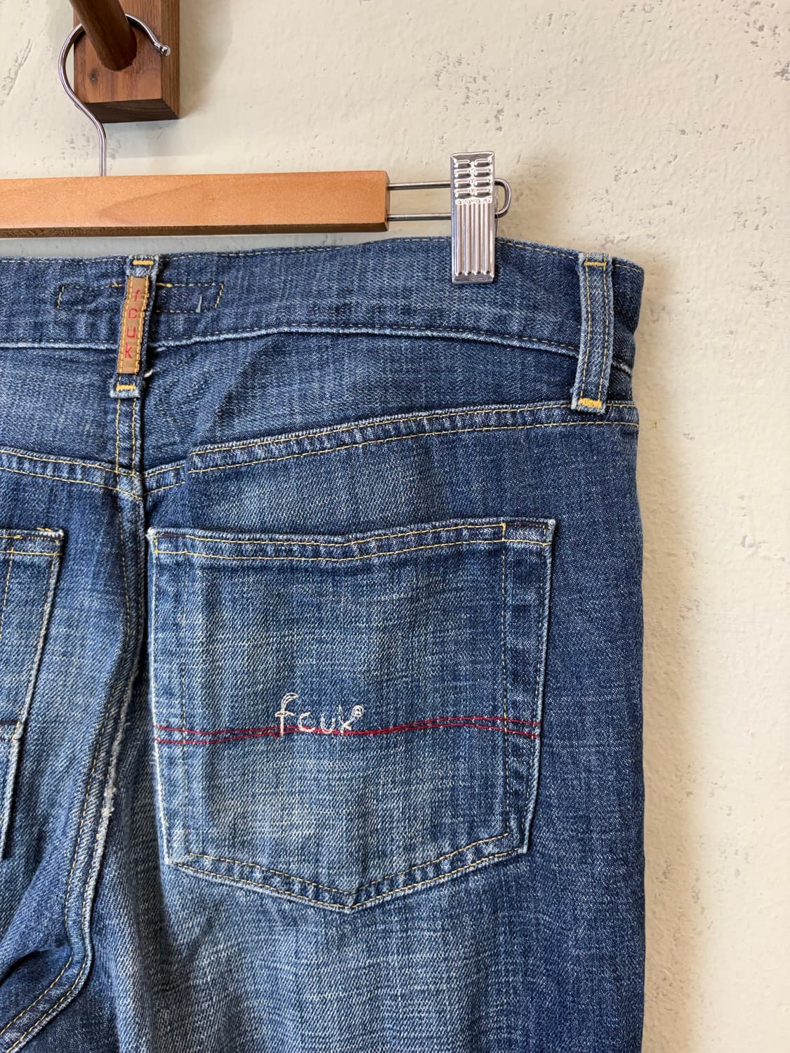 FCUK jeans 일본 빈티지 워싱 데님팬츠 상품이미지6