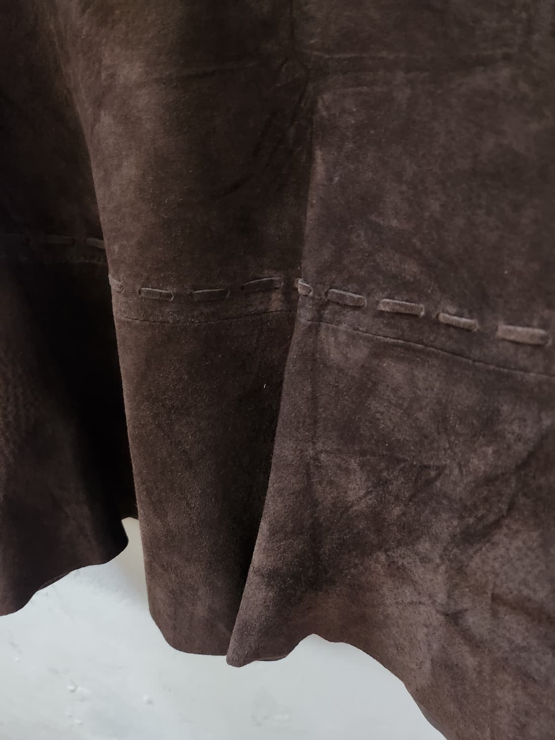 일본빈티지 에디바우어 스웨이드스커트(새상품) 상품이미지3