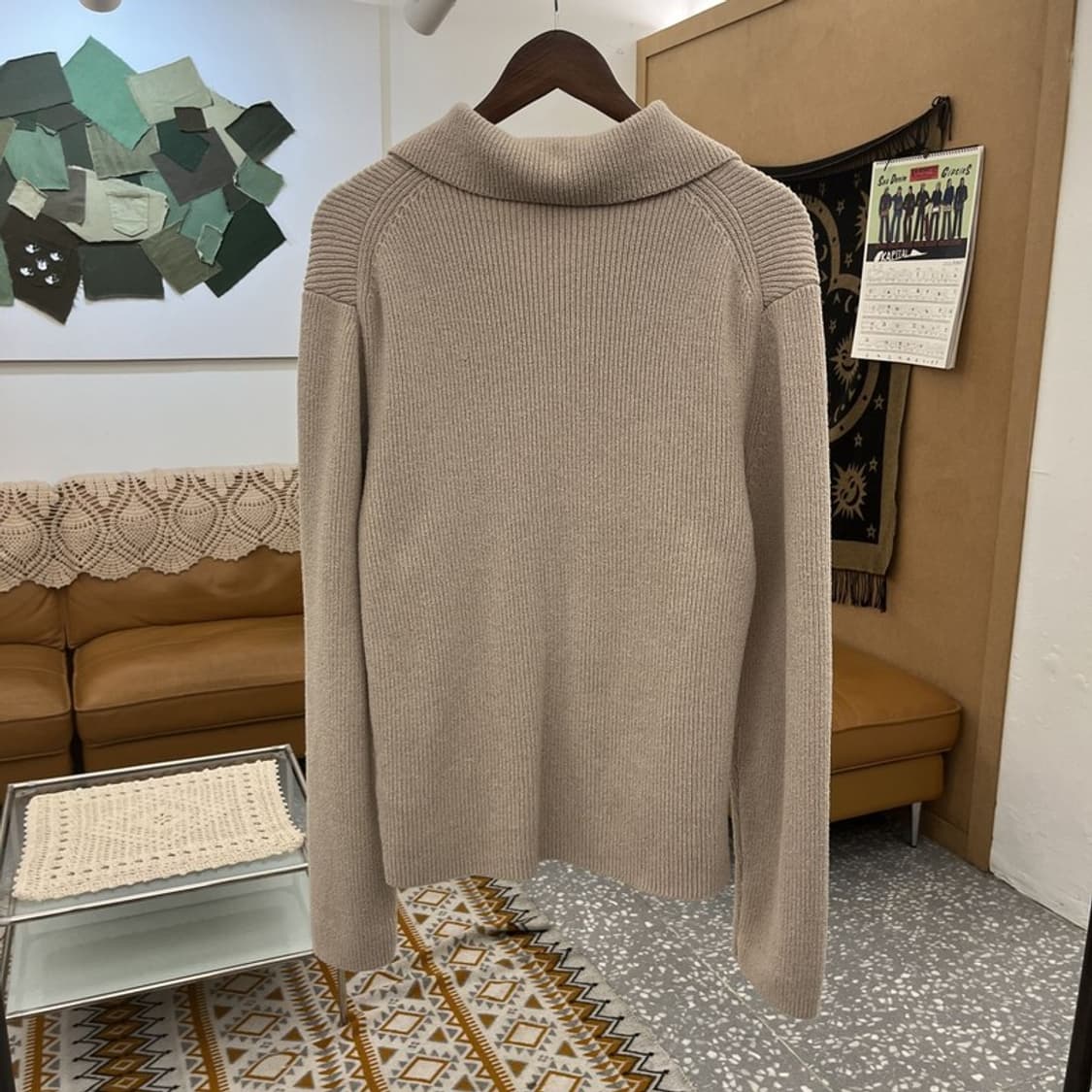 COS 코스 빈티지 여리핏 캐주얼 부클레 니트 가디건 M C11039 상품이미지4