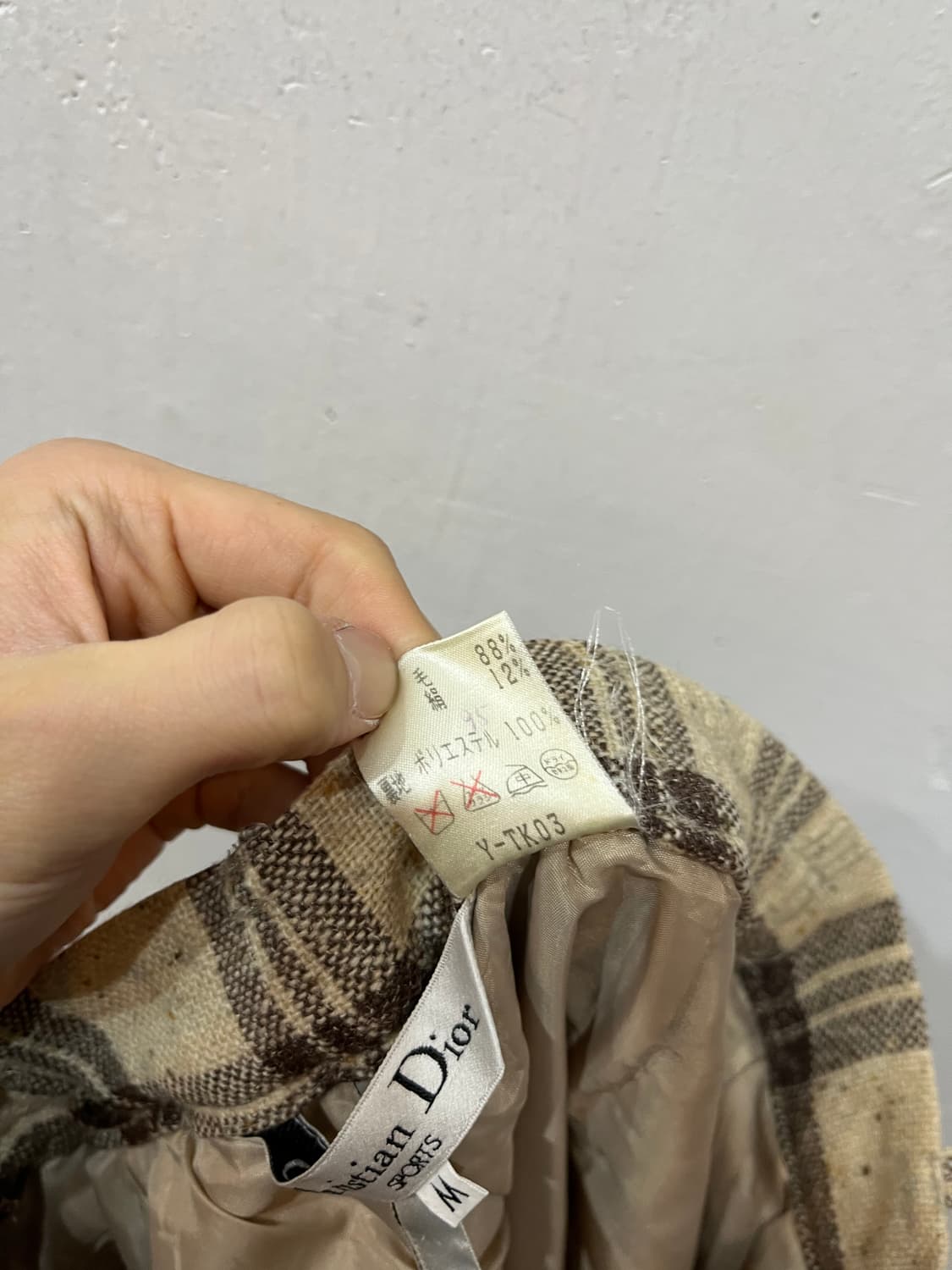 크리스찬 디올 CD 트위드 울 투턱팬츠 우먼즈 24 상품이미지6