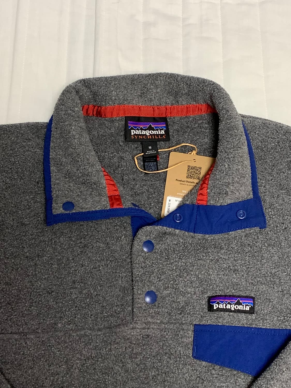 파타고니아 라이트웨이트 신칠라 그레이 니켈 블루 상품이미지4