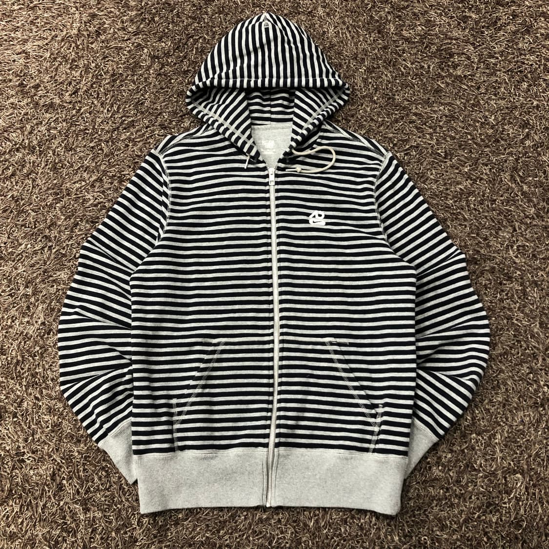 XL 나이키 스트라이프 후드집업 상품이미지1