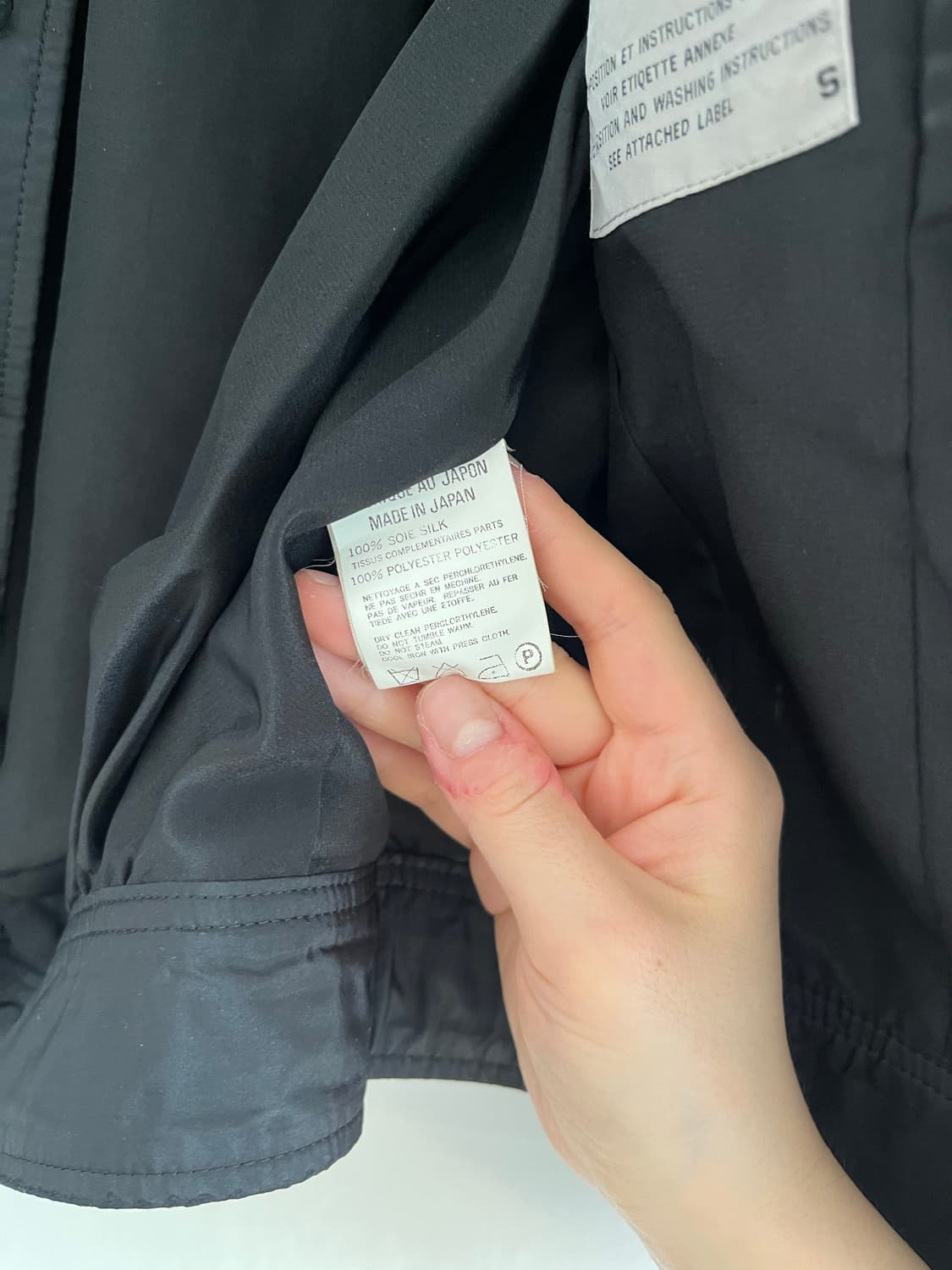 yohji yamamoto 나일론 크롭 자켓 상품이미지5