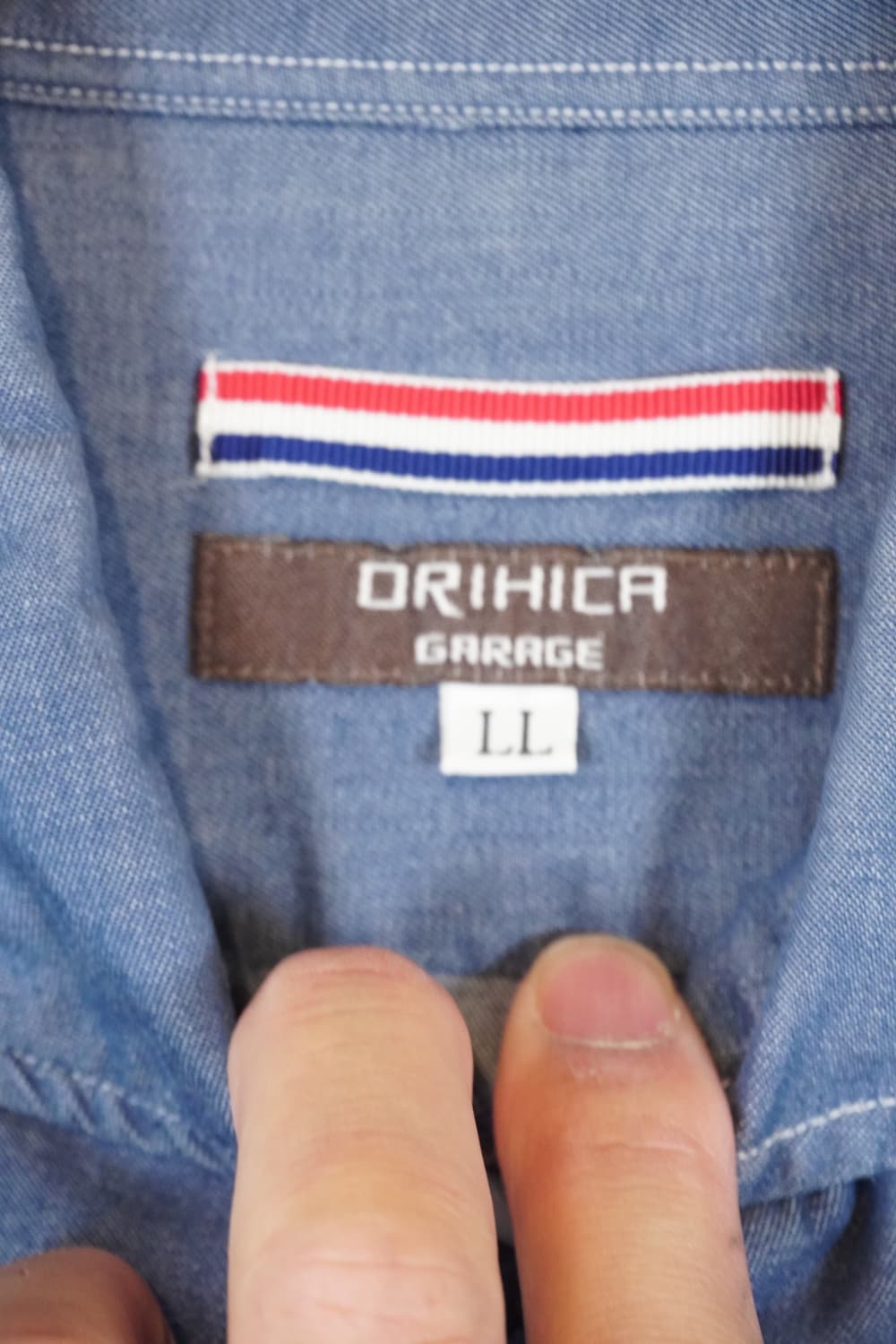 오리히카 데님 셔츠 ORIHICA 상품이미지9