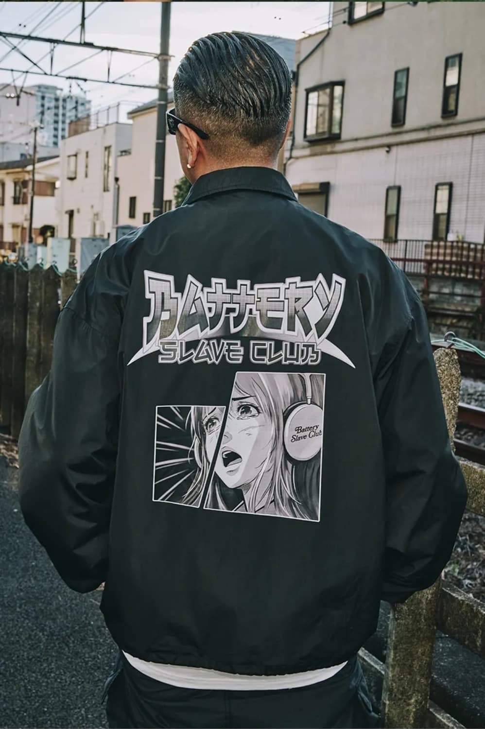 엑스트라오디너리 B.S.C anime 코치 자켓 블랙 L 상품이미지3