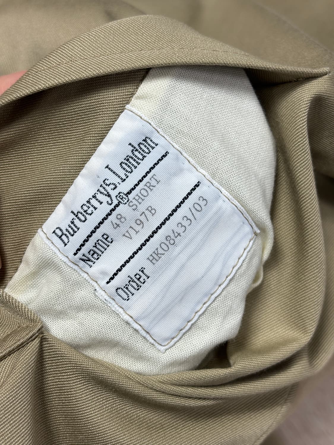 버버리 48 SHORT 싱글자켓  상품이미지8