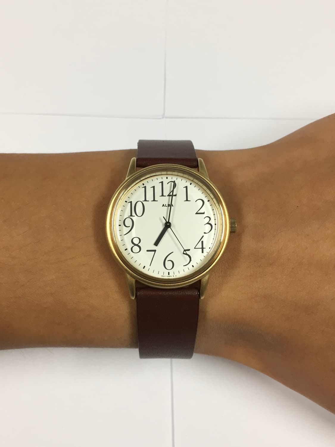 새상품 90s seiko alba arabic quatz gold 상품이미지4