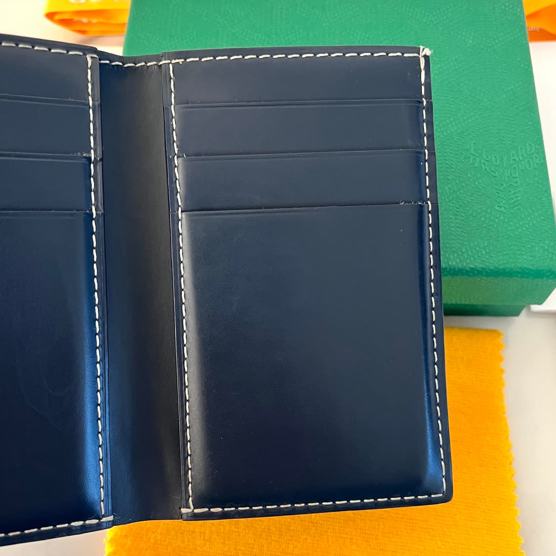 [A급/정품] 고야드 생피에르 카드지갑 네이비 반지갑 상품이미지4