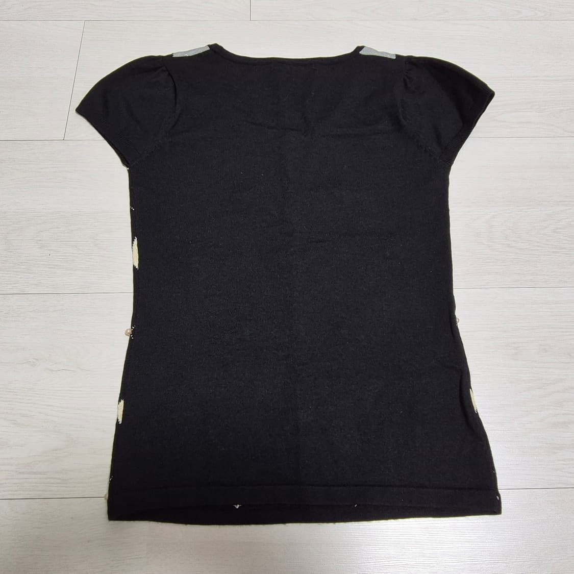 INGNI 아가일 진주 니트 조끼 상품이미지2