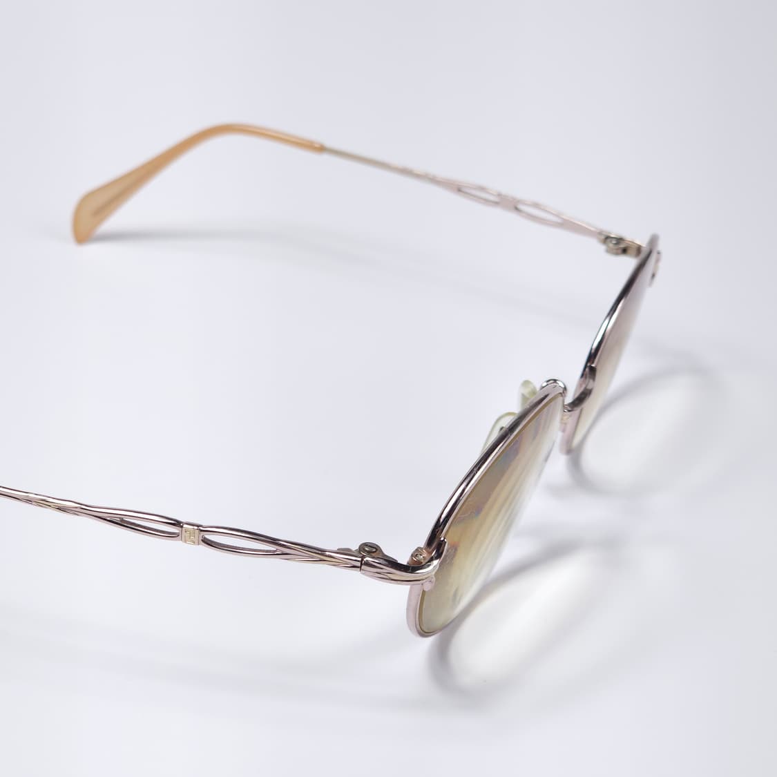 80년도 펜디 올드빈티지 오벌형 긱시크 안경 상품이미지6