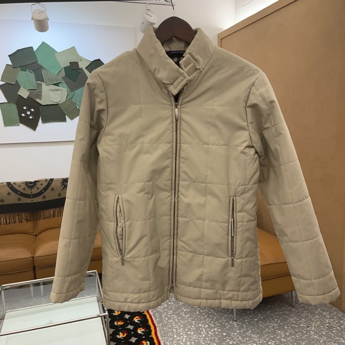 버버리 빈티지 모던캐주얼 퀄팅 울 경량 패딩 자켓 95 C08124 상품이미지3