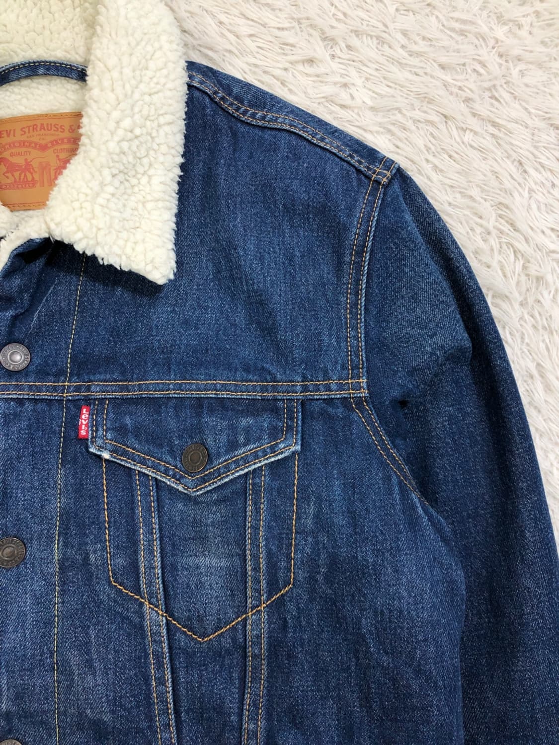 리바이스 쉐르파 데님 트러커 자켓/#2489 상품이미지2