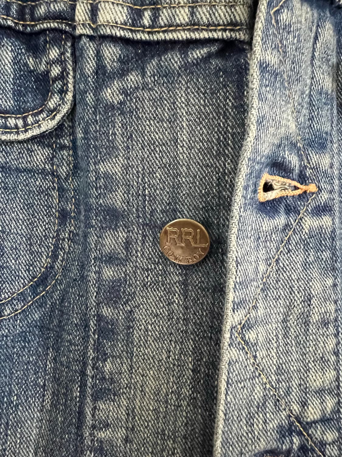 RRL lot271 S Size 더블알엘 리랜드 데님 트러커 상품이미지6