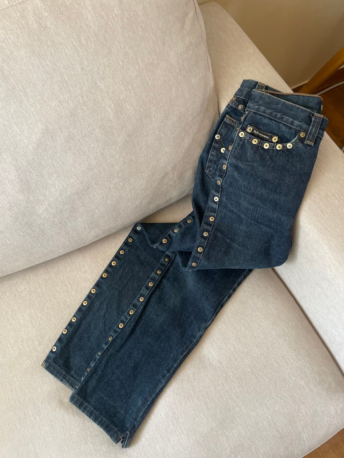 Dolce&Gabbana 돌체앤가바나 스터드 데님 상품이미지1