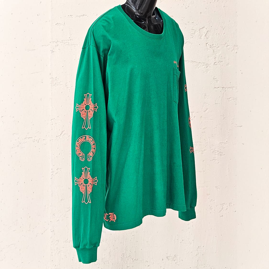 [XXL] 크롬하츠 말발굽 롱슬리브 그린 B1213C145 상품이미지2