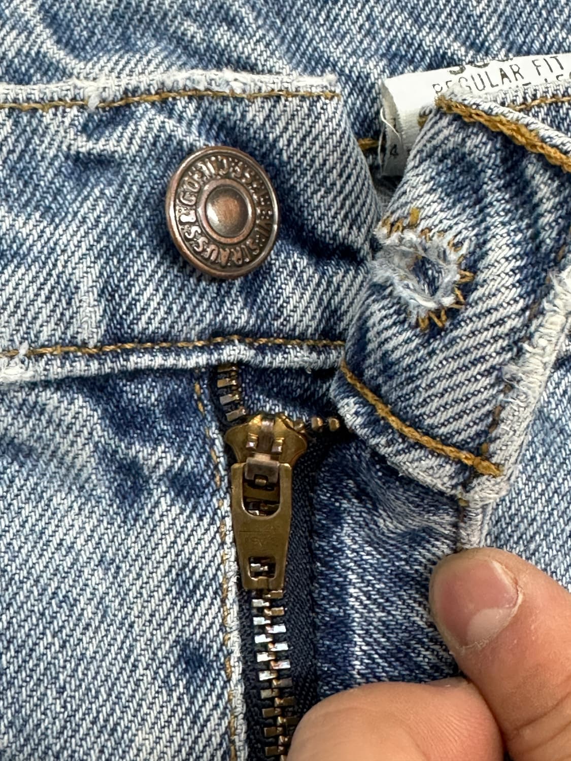 1996' 리바이스 505 데님 팬츠 38x34 상품이미지7