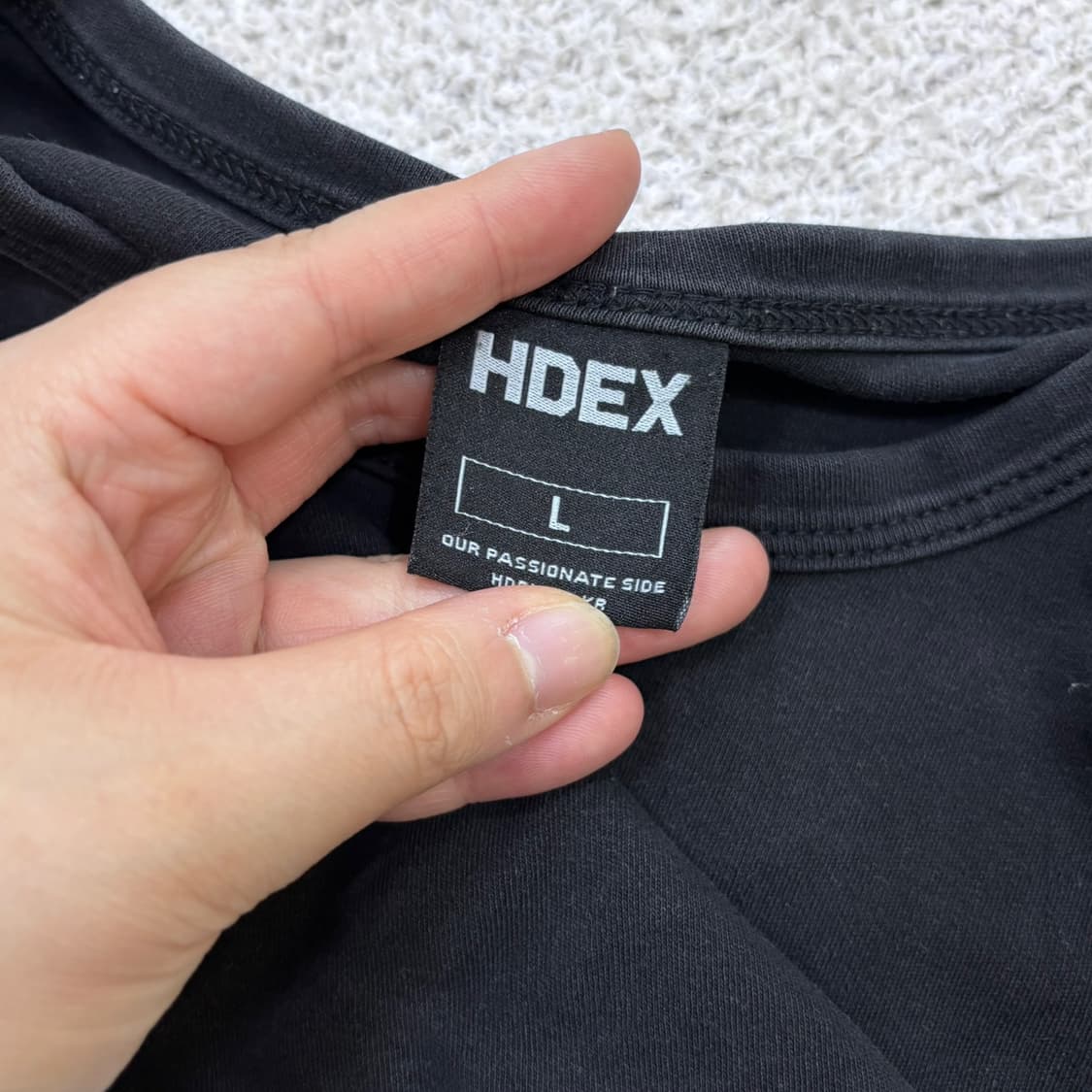 L HDEX 남성 로고 프린팅 반팔 티셔츠 0611E2 상품이미지3