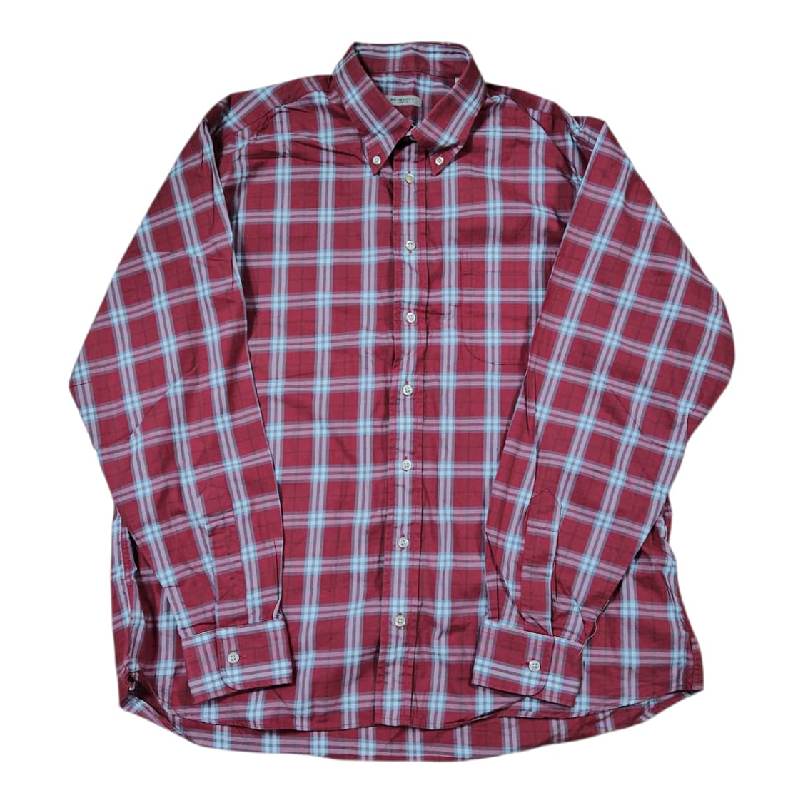 버버리 레드 셔츠 XL 상품이미지1