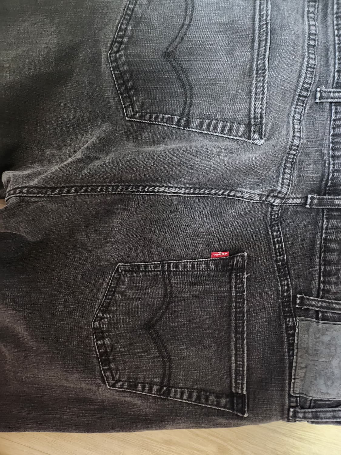 [40]리바이스 505 블랙 데님팬츠 상품이미지4