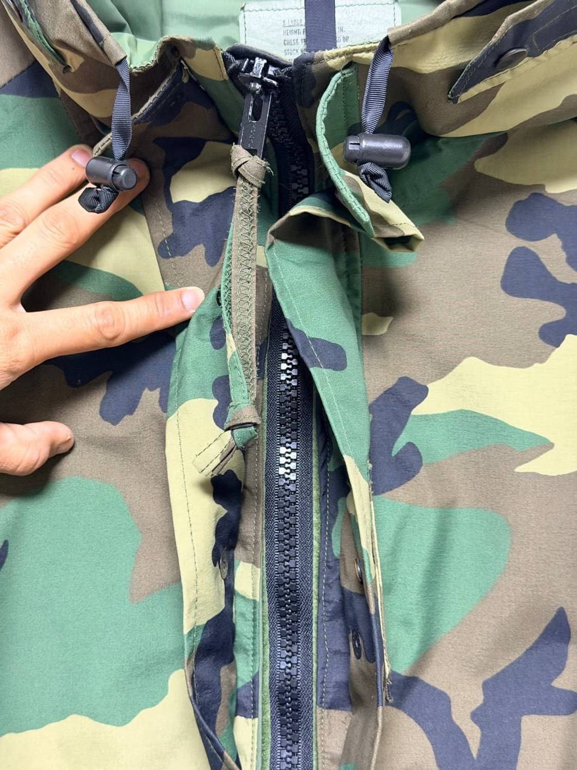 미군 오리지널 ECWCS 1세대 고어텍스 파카 (Made in USA / 상품이미지4