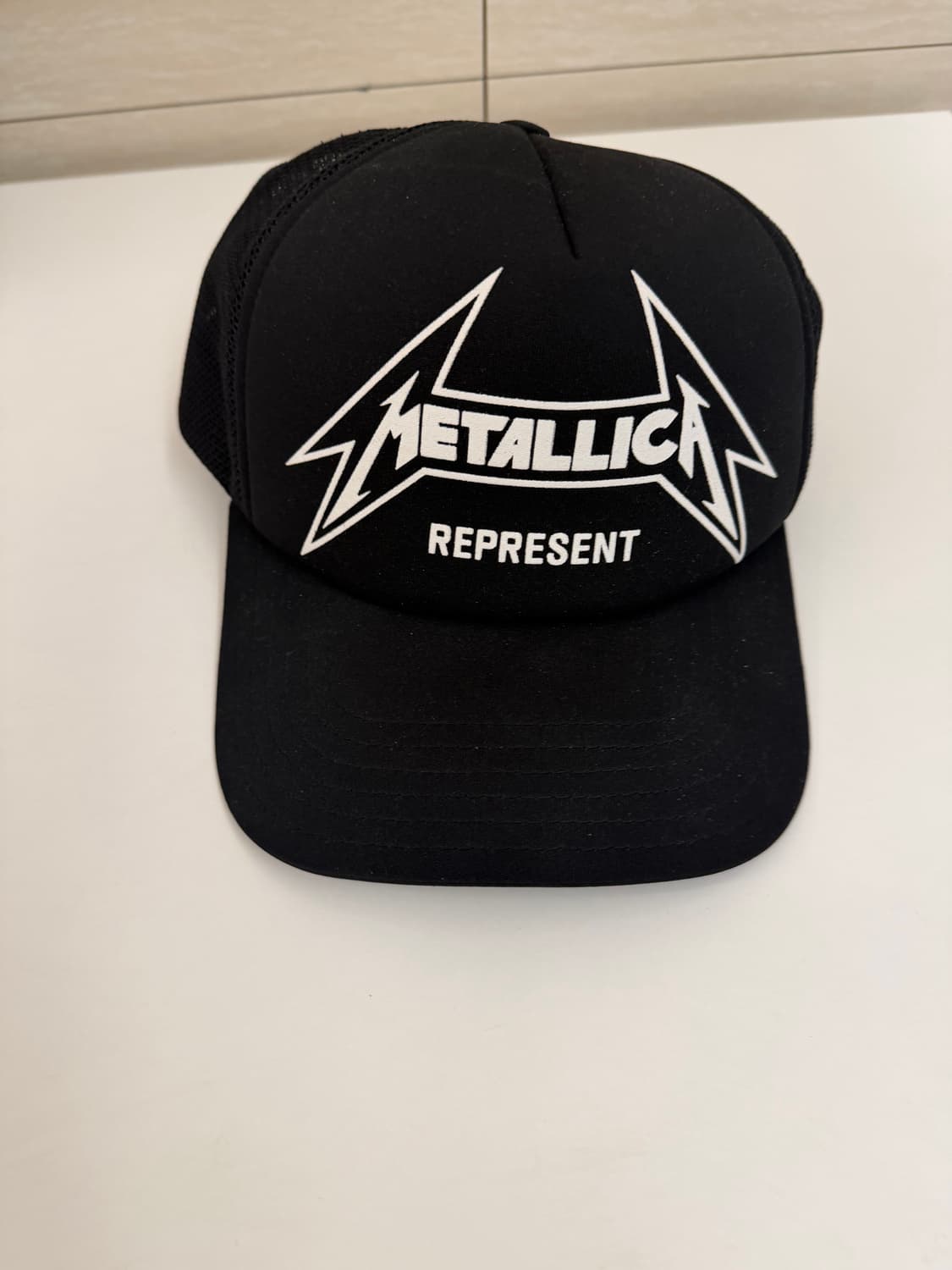 REPRESENT METALLICA 메탈리카 트러커 캡 블랙 상품이미지1
