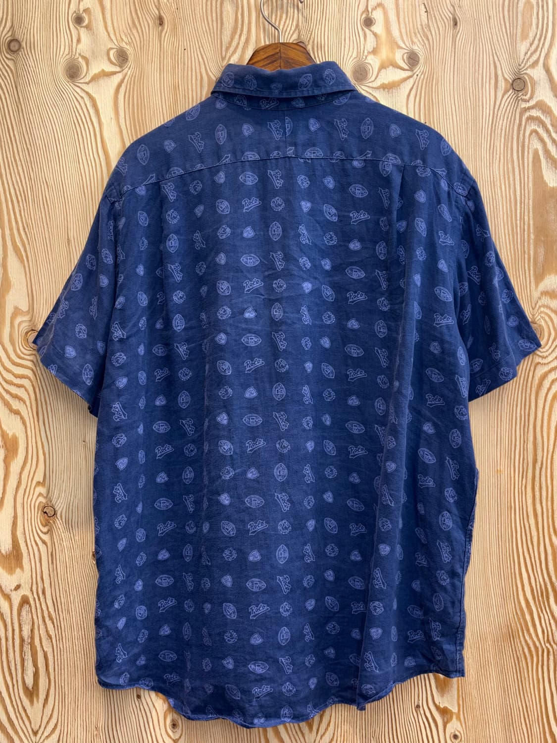 폴로 랄프로렌 린넨 멀티로고 반팔 셔츠 상품이미지3