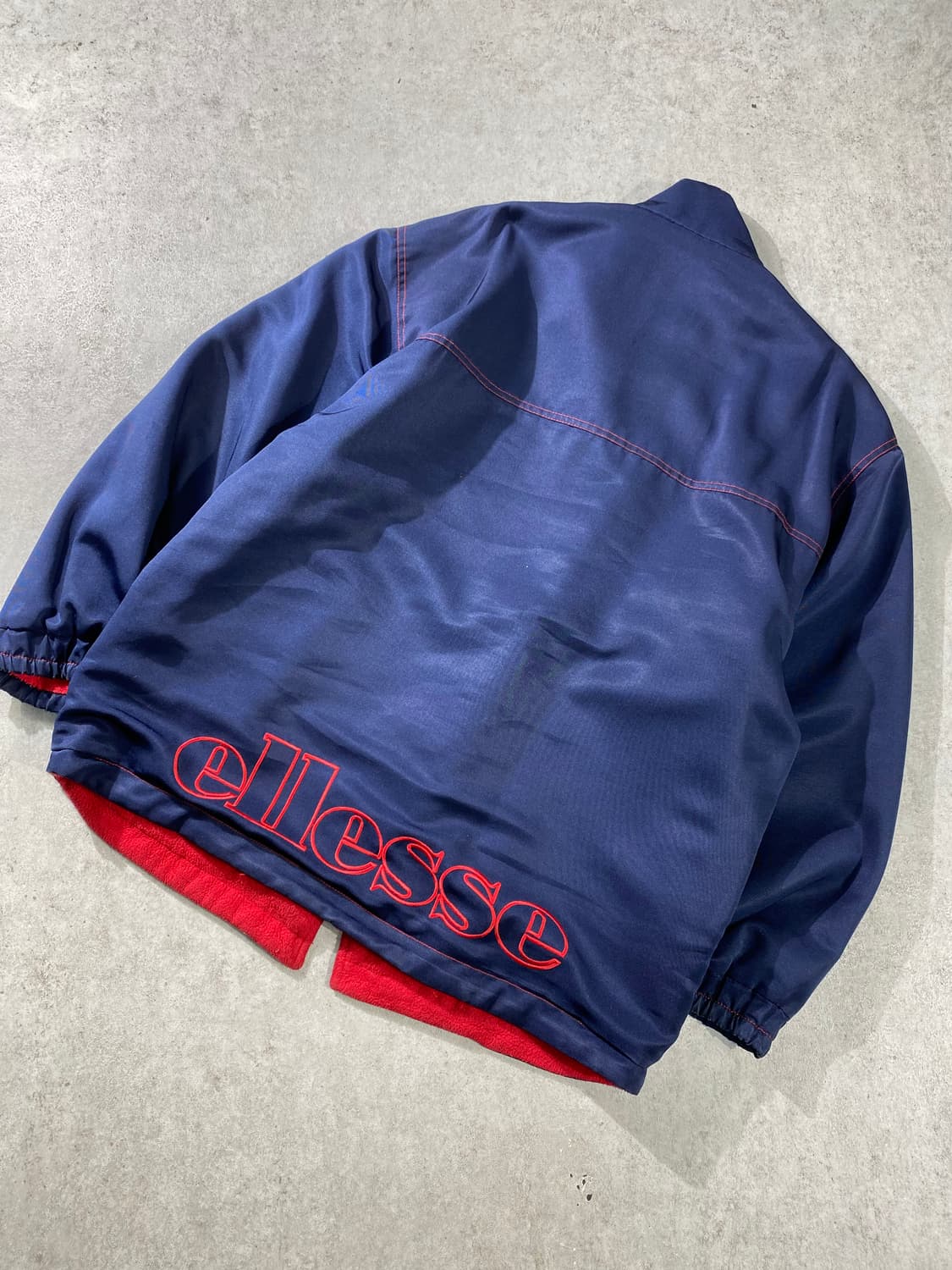 [XL] 90s ELLESSE 엘레쎄 올드스쿨 리버서블 플리스 자켓 상품이미지7