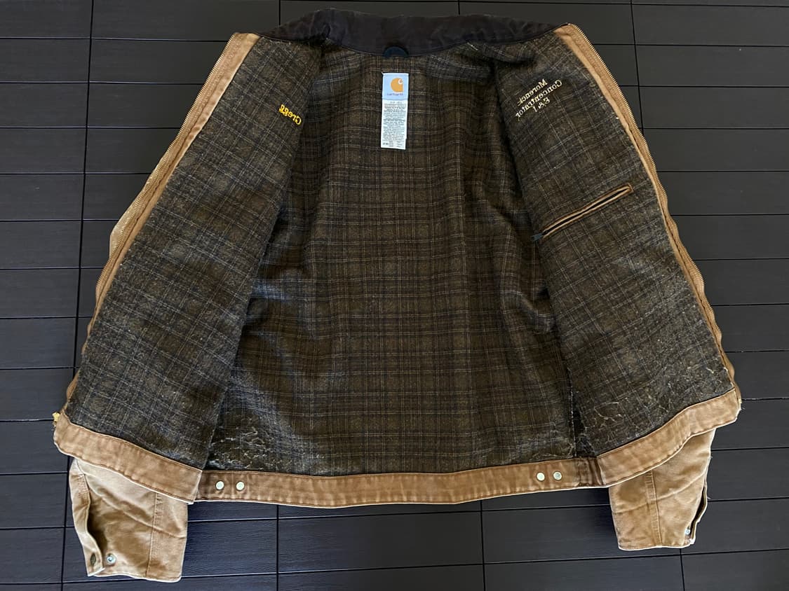 (XXL) 칼하트 j97 BRN 디트로이트 자켓 상품이미지5